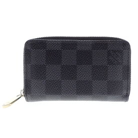 【中古】LOUIS VUITTON ルイ ヴィトン ダミエ グラフィット ジッピー コインパース N63076 コインケース USED‐B m26-1200182925800607