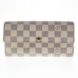 【中古】LOUIS VUITTON ルイ ヴィトン ダミエ アズール ポルトフォイユ サラ N61735 長財布 USED‐B m2607-1200173925800435