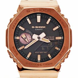 【中古】CASIO カシオ G-SHOCK フルメタル GM-B2100GD-5AJF タフソーラー 20気圧防水 2100シリーズ メンズ 腕時計 USED-A m26-1200296925801593