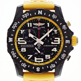 【中古】BREITLING ブライトリング エンデュランス プロ X82310 クロノグラフ クオーツ 黒文字盤 デイト メンズ 腕時計 USED-AB m26-1200303925800071