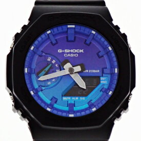 【中古】CASIO カシオ G-SHOCK GA-2100FL-1AJF 2100シリーズ 耐衝撃構造(ショックレジスト) カーボンコアガード構造 20気圧防水 メンズ クオーツ 腕時計 USED-SA m26-1200307925800314
