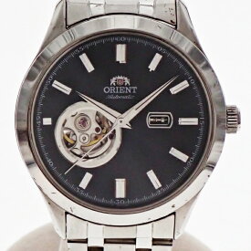 【中古】ORIENT オリエント ワールドステージコレクション WV0181DB DB05-C2 オープンハート 自動巻き 黒文字盤 裏スケ メンズ 腕時計 USED-BC m26-1200296925801245