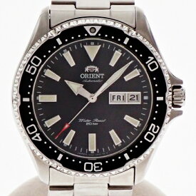 【中古】ORIENT オリエント Mako スポーツ RN-AA0001B F692-UAA0 ダイバーズデザイン 自動巻き 黒文字盤 20気圧防水 デイデイト メンズ 腕時計 USED-AB m26-1200296925801010