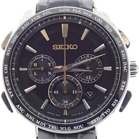 【中古】SEIKO　セイコー　ブライツ　フライトエキスパート　SAGA221 ブラック文字盤 ソーラー電波 USED-A　 メンズ 腕時計m23-1200296925800863