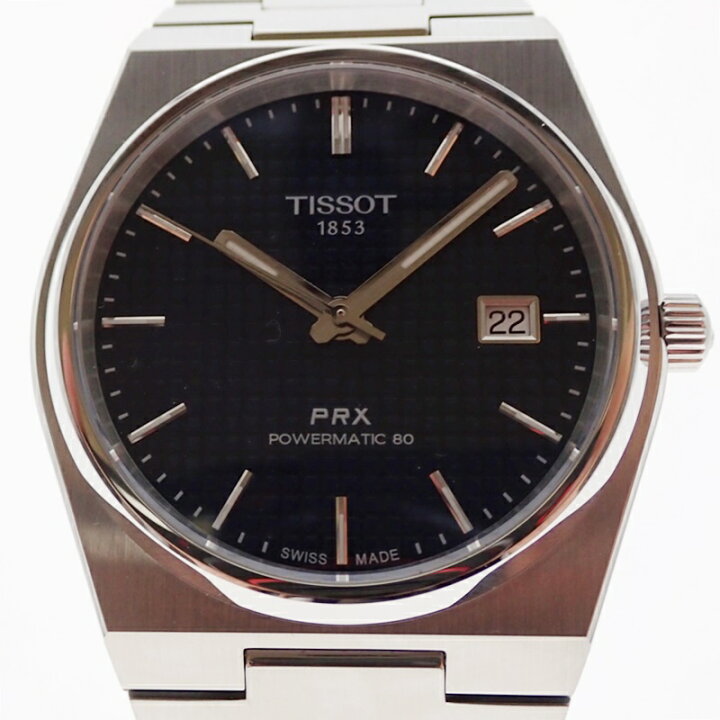 楽天市場】【中古】TISSOT ティソ PRX ﾊﾟﾜｰﾏﾃｨｯｸ80 100m防水 USED-SA  