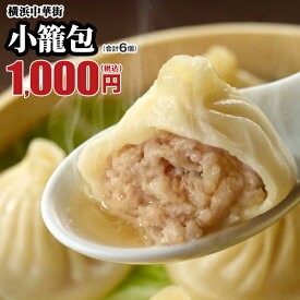 世界チャンピオンの小籠包 6個 横浜中華街 点心 飲茶 お取り寄せ 食品 グルメ 冷凍 中華 国産 皇朝