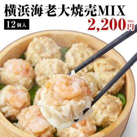 横浜大焼売6個・横浜海老大焼売6個　横浜海老大焼売MIX 計12個入 点心 中華 お取り寄せ 中華 惣菜 焼売 シュウマイ シューマイ しゅうまい ジャンボ 大粒 国産 皇朝 おつまみ 冷凍 グルメ おかず 皇朝