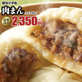 肉まん 10個入 冷凍 点心 お取り寄せ 中華 ギフト 中華まん 内祝い 中華 飲茶 贈り物 グルメ 惣菜 贈り物 送料無料 送料込み 冷凍食品 横浜中華街 おやつ 中華惣菜 お土産 世界チャンピオンの肉まん 皇朝