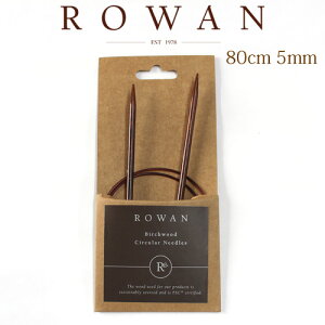 ROWAN [@֐j@80cm@5mm@Birchwood@Circular Needles