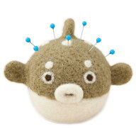 クロバー　羊毛フェルトピンクッション ハリセンボン（完成品）