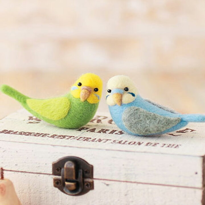 楽天市場】ハマナカ 羊毛フェルトキット セキセイインコ : けいとのコーダ