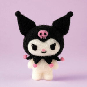 ハマナカ サンリオ ニードルフェルトで作るKuromi(クロミ) キット
