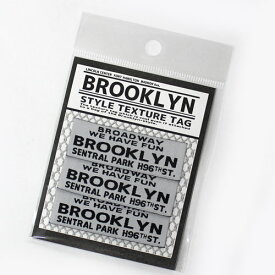 ブルックリンスタイル織タグ　縫付タイプ　BTG-2