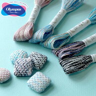 オリムパス　刺し子糸　Sashiko Lame（ラメ）カラフル