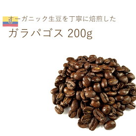 丘の上珈琲 オーガニック コーヒー豆 エクアドル ガラパゴス サンタクルス 200g シングル レギュラーコーヒー 自社焙煎 専門店 こだわり 生豆 メール便