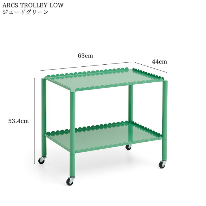 楽天市場】HAY ワゴン ARCS TROLLEY LOW : FULLangle