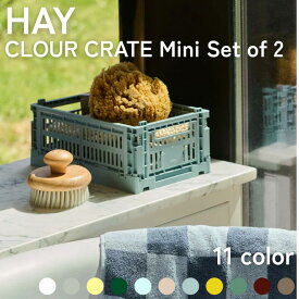 【新色追加】 HAY COLOUR CRATE MINI SET OF 2(2個セット)