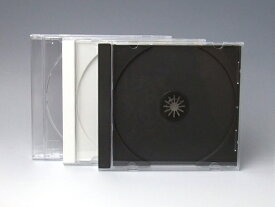 CDケース（トレイカラー2色混合）セット販売　100枚（50+50）セット　ジュエルケース　Pケース　10mm厚　国内最高品質タイプ　 新品ケース 交換 入替