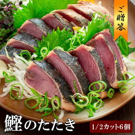 御中元 お中元 ギフト 送料無料 贈答 国産 鰹のたたき ハーフカット 小分け 6人前 タタキのタレ塩付 塩タタキ 高知から発送 土佐 カツオのたたき 冷凍 6食 刺身 お酒 おつまみ 炭焼き 鰹 かつお たたき お取り寄せグルメ 骨なし 骨取り 海鮮 熨斗