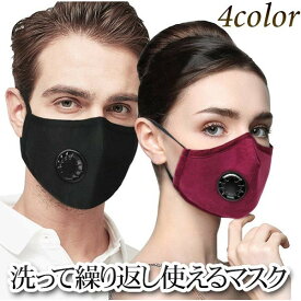マスク 2個セット 洗えるマスク 繰り返し使える 空気口付き 布マスク 男女兼用 送料無料 メール便