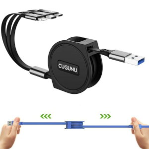 [dP[u 3in1 莮120cm 3A}[dΉ iPhone usbP[u CgjO USB Type c P[u usbP[u Micro [dR[hő15WK[dΉ
