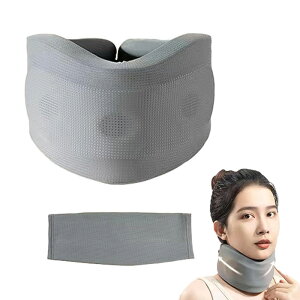 ネックサポーター 首 コルセット サポーター 頚椎 カラーソフト ネックカバー付き 家庭 就寝用 仕事 外出用 洗えるカバー 男女兼用 超軽量 折りたたみ 通気性 クッション母の日 父の日 誕生