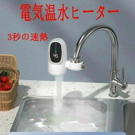 電気温水ヒーター 蛇口用 3000W タンクレス 瞬時給湯 電気蛇口温水器 LCD温度表示 冷温切り替え 家庭用 …
