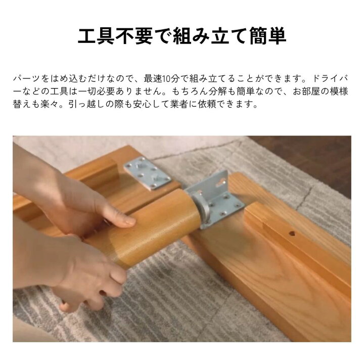 楽天市場】ベッドフレーム シングル セミダブル ダブル クイーン 