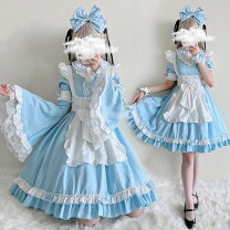 楽天市場】青 メイド服 ロングの通販 