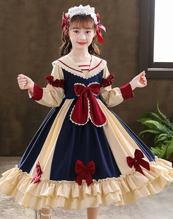 楽天市場】ロリータワンピース 子供ドレス ロリータ 女の子 キッズ 