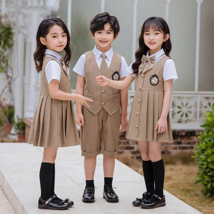 楽天市場】夏子供制服 学生制服 幼稚園制服 女の子 男の子  
