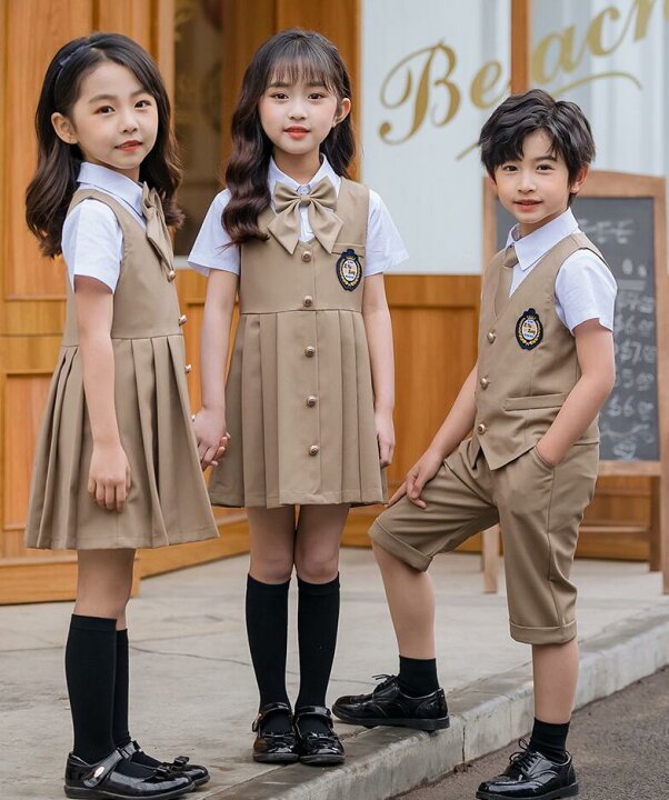 楽天市場】夏子供制服 学生制服 幼稚園制服 女の子 男の子 