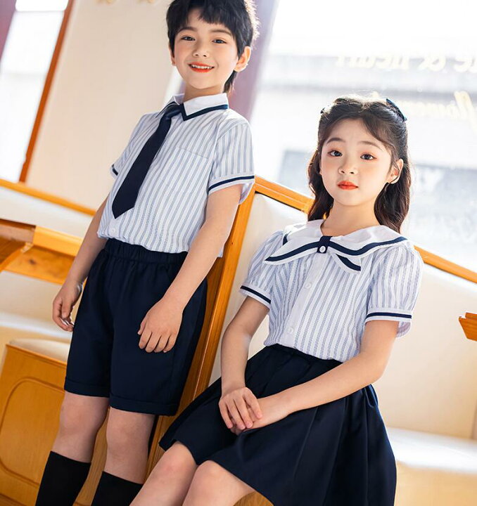 楽天市場】夏子供制服 女の子 男の子 セットアップ服 学生制服 幼稚園 