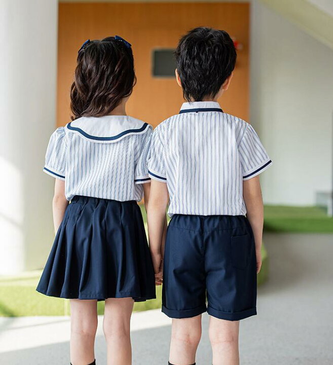 楽天市場】夏子供制服 女の子 男の子 セットアップ服 学生制服 幼稚園 