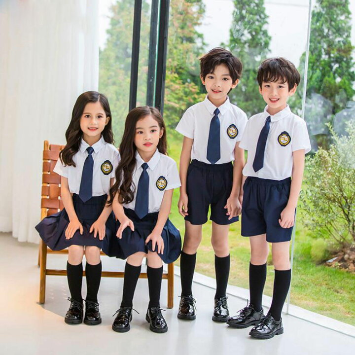 楽天市場】夏子供制服 学生制服 幼稚園制服 女の子 男の子  