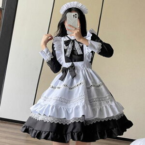 メイド服 メイドコスチューム メイドコスプレ 可愛いメイド服 ショート丈 ワンピース 長袖 ハロウィン衣装 大人コスチューム エプロン ウェイトレスコスプレ メイド喫茶 エレガント 優雅