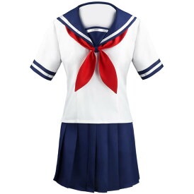 大人用コスプレ衣装 セーラー服セット 半袖 ハロウィン衣装 ハロウィンコスチューム 制服 学生服 cosplay 舞台衣装 仮装 舞台劇 イベント 変装 学園祭 舞台衣裳 なりきり お芝居衣装 ハロウィンパーティー イベント