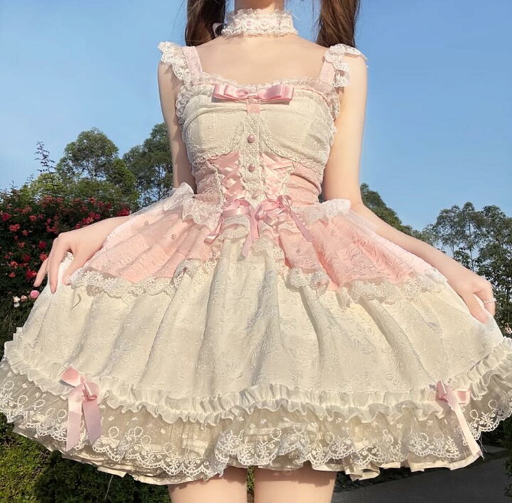 楽天市場】ジャンパースカート ロリータワンピース 可愛いロリータ服 