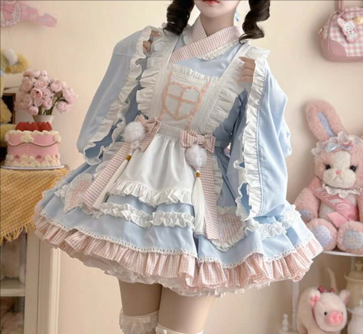 楽天市場】甘ロリ ロリータワンピース 上下セット 可愛いロリータ服 