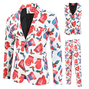 ����X�[�c �����Y�N���X�}�X�X�[�c �W���P�b�g 3D�v�����g�X�[�c 1�{�^�� ���� �������Ȕ��n�N���X�}�X���͋C�� �X�[�c �p�[�e�B�[�ߑ� �W���x�X�g �R�[�g �p���c �V���K�[ �J���I�P 