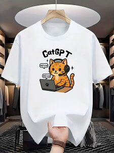 2026 �N�ĐV�� �X�g���[�g�J�W���A�� T �V���c CatGPT �q�L�v�����g �������E���h�l�b�N 100% �R�b�g�� ���K�_�炩�f�� �ʋC�����Q �V���v���ł��킢���f�U�C�� ���i�g�����炨�o�����܂Ŋ��� 