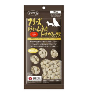 ママクック フリーズドライのムネ肉トサカミックス 18g犬用
