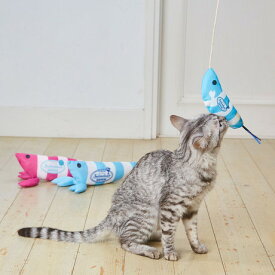 ペティオひんやりけりぐるみdeじゃらし　エビ【メール便対応】