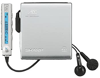 中古 新作販売 買物 SHARP アウビィ シルバー 1ビットポータブルMDプレーヤー MD-DS70-S