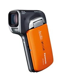 【中古】パナソニック 防水デジタルムービーカメラ WA10 サンシャインオレンジ HX-WA10-D