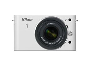 中古 【中古】Nikon ミラーレス一眼カメラ Nikon 1 (ニコンワン) J1 (ジェイワン) 標準ズームレンズキット ホワイトN1 J1HLK WH