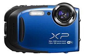 【中古】(非常に良い)FUJIFILM デジタルカメラ XP70BL ブルー F FX-XP70 BL