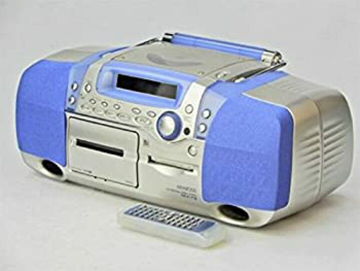 楽天市場 中古 Kenwood ケンウッド Jvc Mdパーソナルステレオシステムrampage ランページ Mdx F3 L ブルー Cd Md カセット ラジカセ形状 お取り寄せ本舗 Kobaco