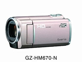 【中古】JVCケンウッド JVC 32GBフルハイビジョンメモリームービー ピンクゴールド GZ-HM670-N