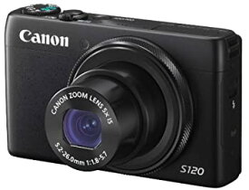 【中古】Canon デジタルカメラ PowerShot S120(ブラック) F値1.8 広角24mm 光学5倍ズーム PSS120(BK)